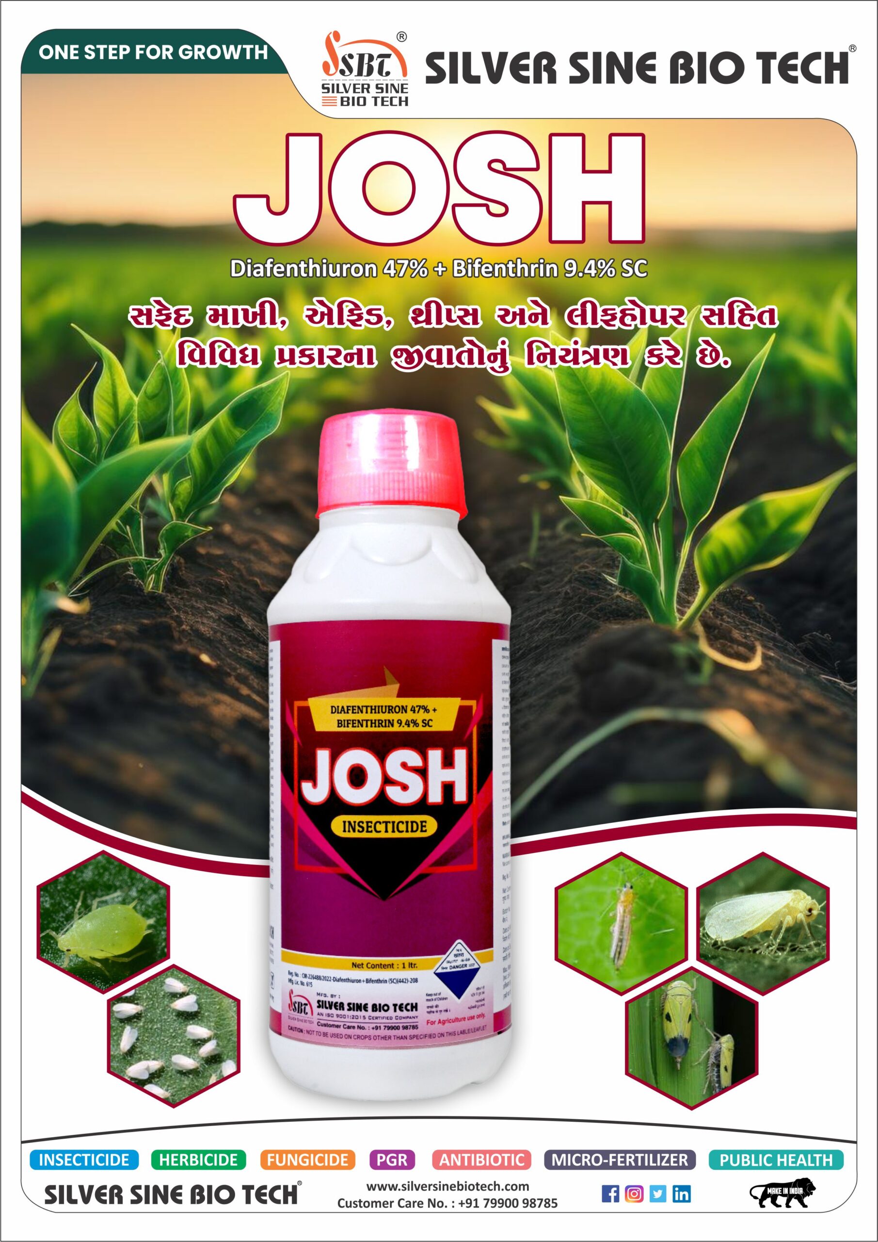 DIAFENTHIURON 47% + BIFENTHRIN 9.4% SC