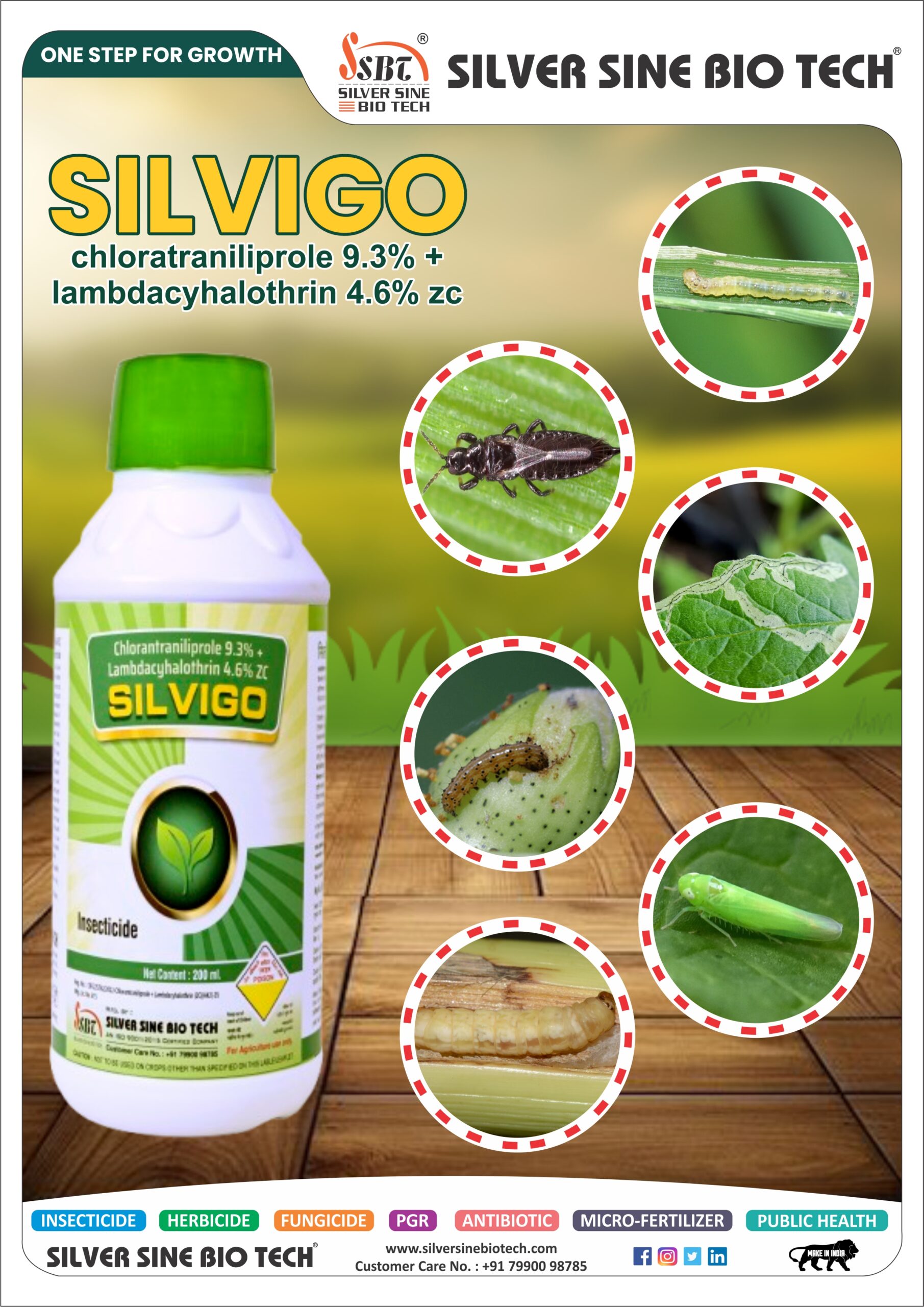 CHLORANTRANILIPROLE 9.3% + LAMBDA-CYHALOTHRIN 4.6% ZC