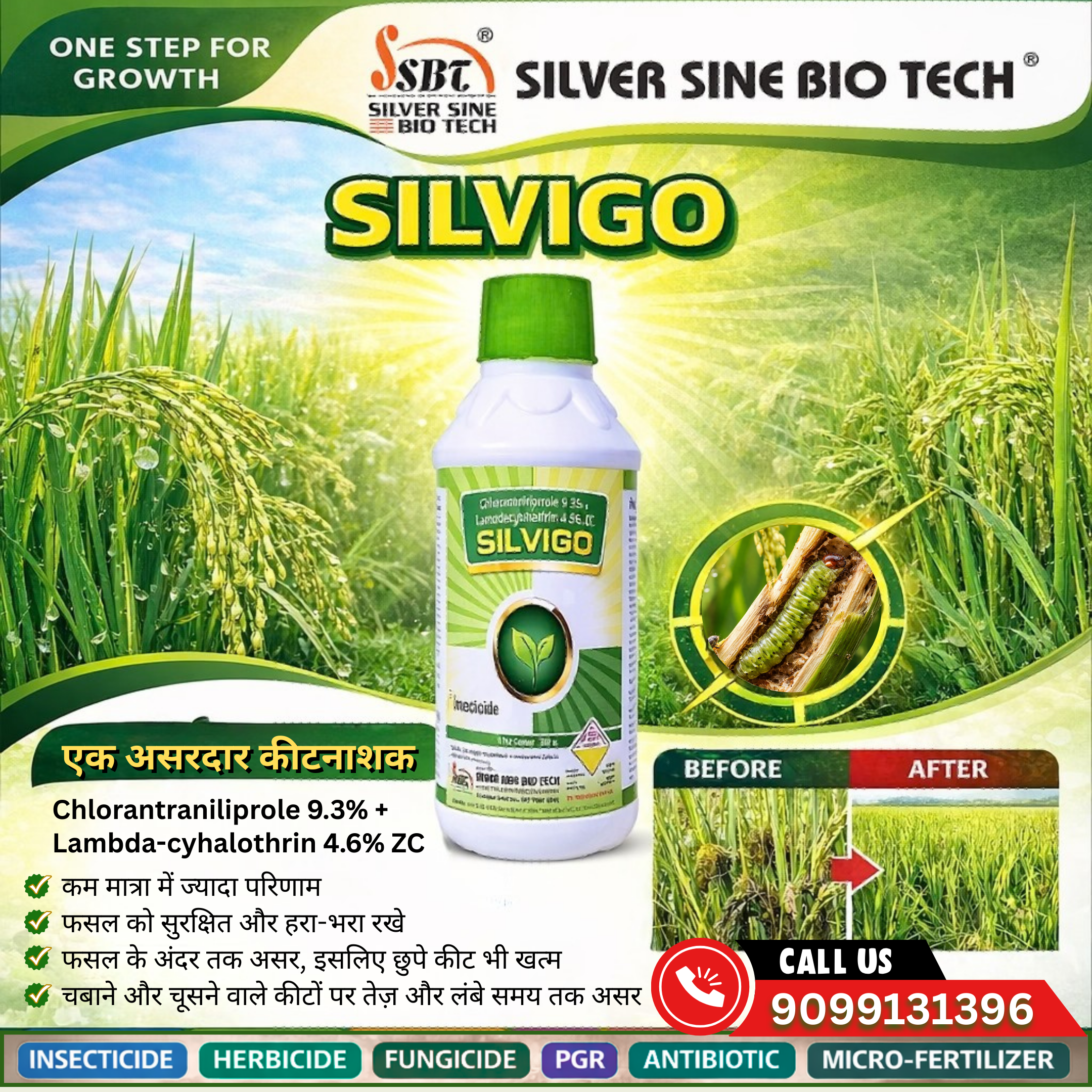 CHLORANTRANILIPROLE 9.3% + LAMBDA-CYHALOTHRIN 4.6% ZC