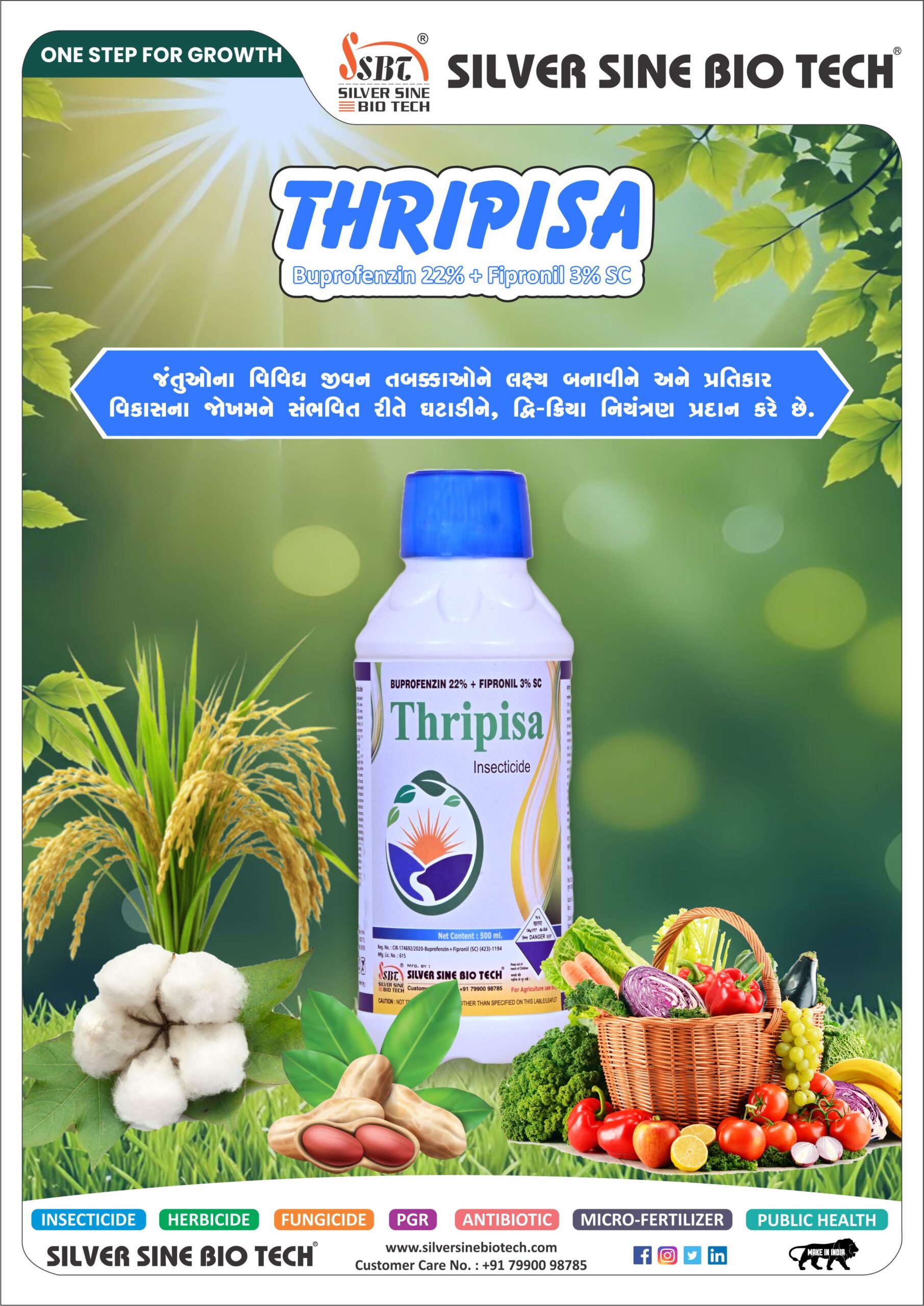 BUPROFEZIN 22% + FIPRONIL 3% SC