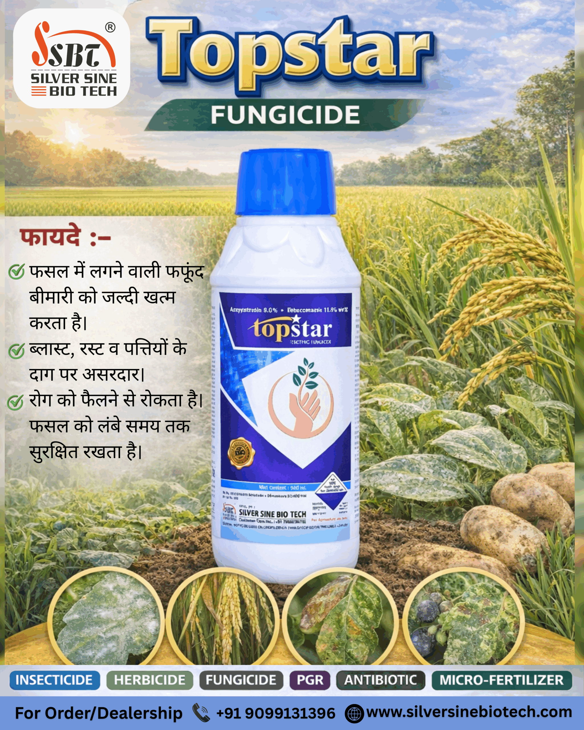 AZOXYSTROBIN 18.2% + DIFENCONAZOLE 11.4% SC