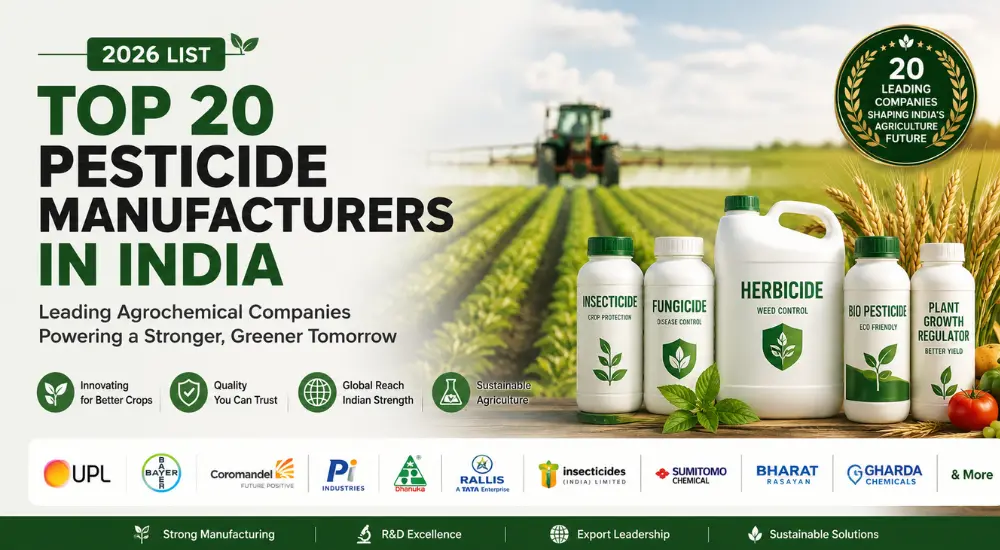 Top 20 pesticide manufacturers in India