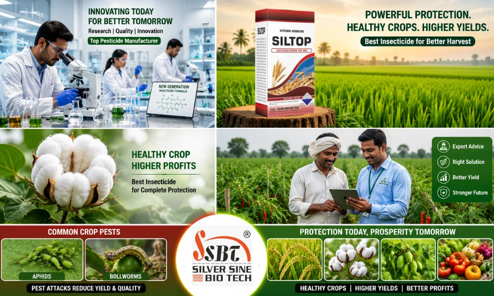 Silver Sine Bio Tech - Leading Pesticide Manufacturer in India providing the best insecticide for crop protection.